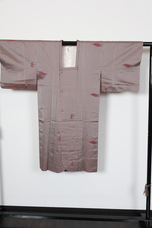 Michiyuki coat brown gray pre-owed /AZ125
