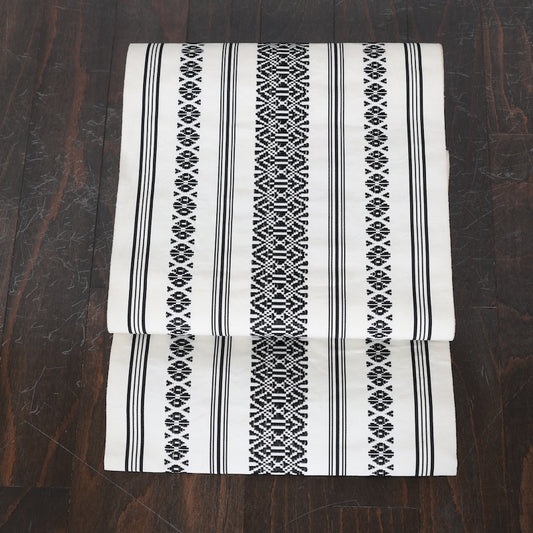 Japanese kimono used sash belt (obi) 100% silk / T345