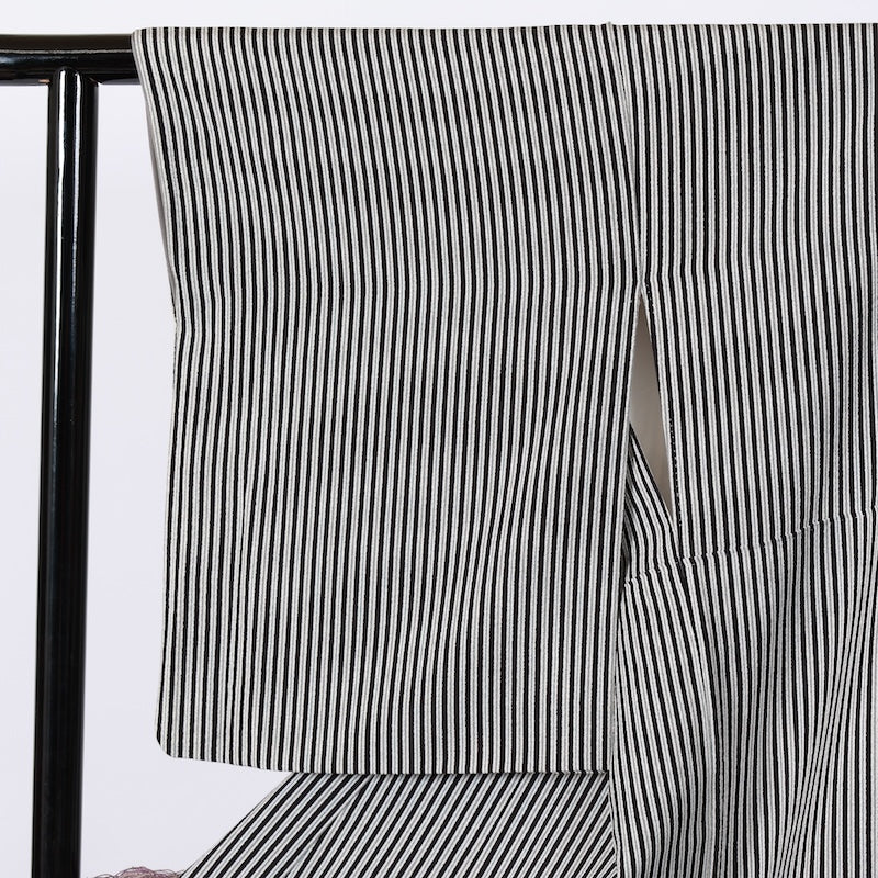 Japanese kimono used <komon> Msize silk 100% /B736