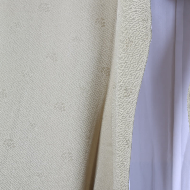 Japanese kimono used <houmongi> M-size silk 100% /B735
