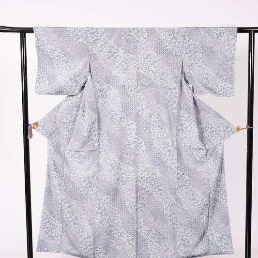 Japanese kimono used(Komon)M Size 100%tetoronA288