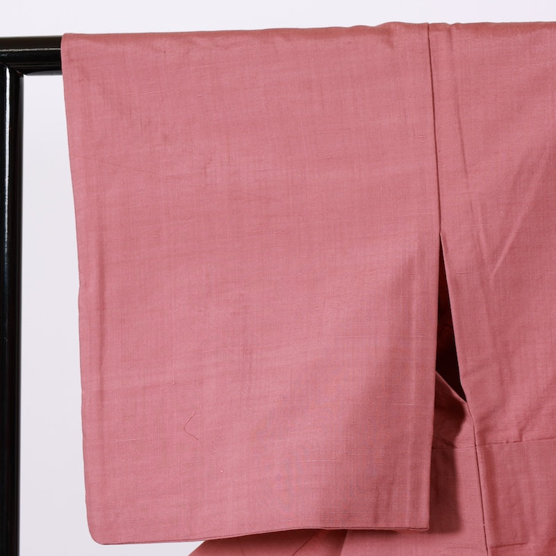 Japanese kimono used <Tsumugi> Msize silk 100% /B744