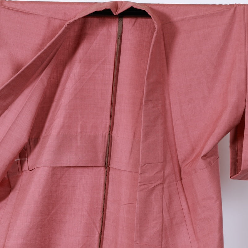 Japanese kimono used <Tsumugi> Msize silk 100% /B744