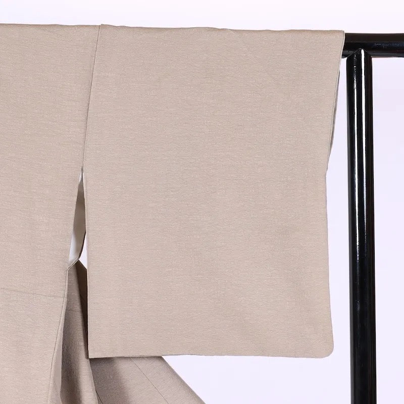 Japanese kimono used <Iromuzi> Msize silk 100% /K401