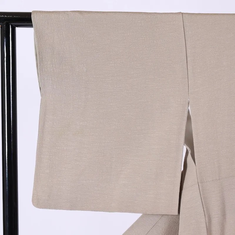 Japanese kimono used <Iromuzi> Msize silk 100% /K401
