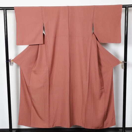 Japanese kimono used <komon> Msize silk 100% /T222