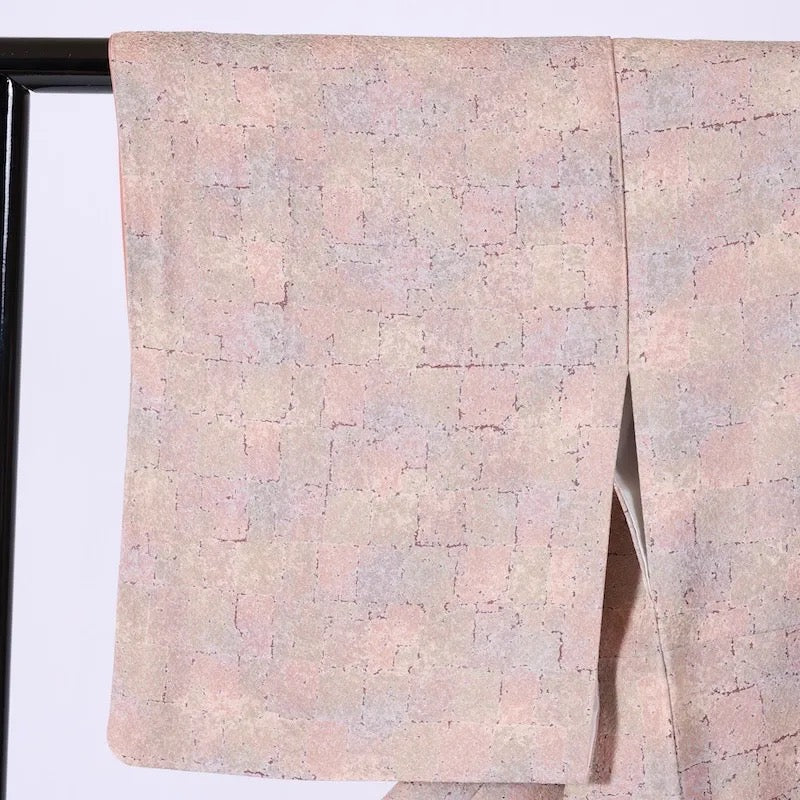 Japanease kimono used(komon)sizeMsilk100%/K400