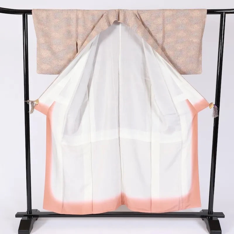 Japanease kimono used(komon)sizeMsilk100%/K400
