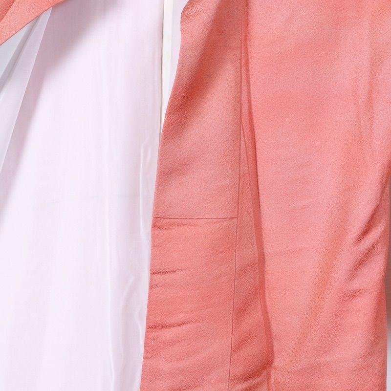 Japanese kimono used <Iromuzi> Lsize silk 100% /T105