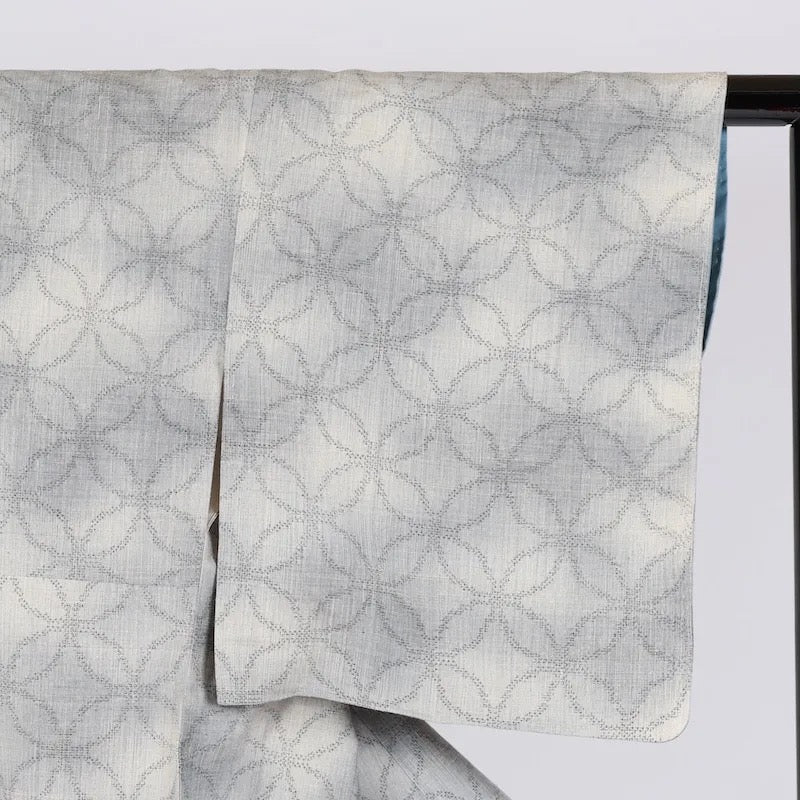Japanese kimono used <Tsumugi> Msize silk 100% /K388