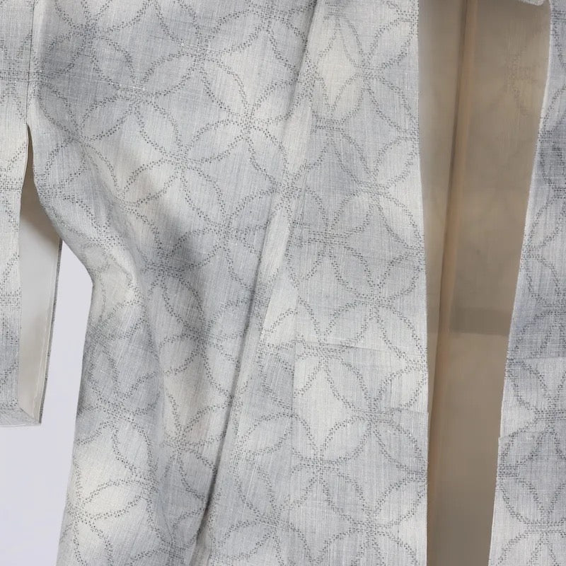 Japanese kimono used <Tsumugi> Msize silk 100% /K388