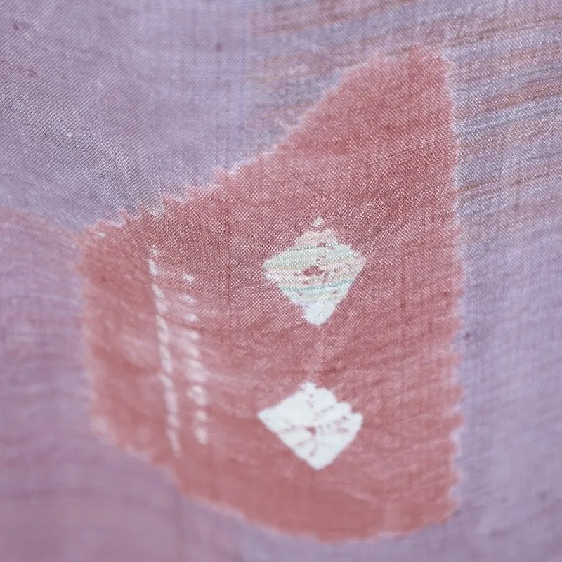 Japanese kimono used <Tsumugi> Msize silk 100% /K390