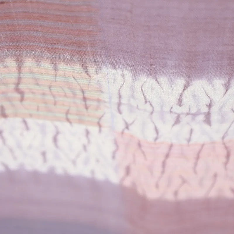 Japanese kimono used <Tsumugi> Msize silk 100% /K390