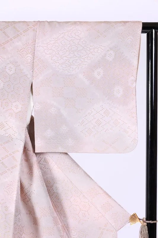 Japanease kimono used(komon)sizeS silk100%/K289