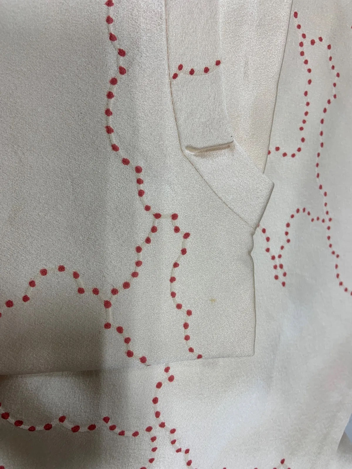 Japanese kimono Coat (Michiyuki) M-size 100% silk / B1195