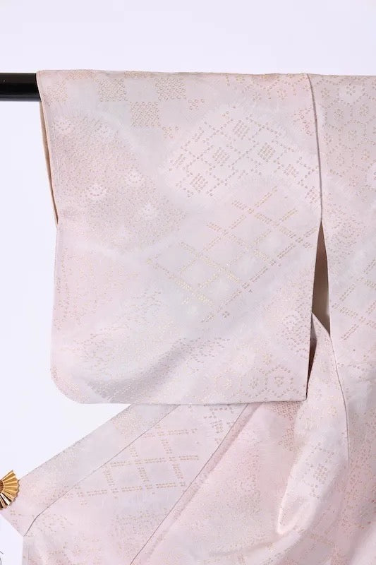 Japanease kimono used(komon)sizeS silk100%/K289