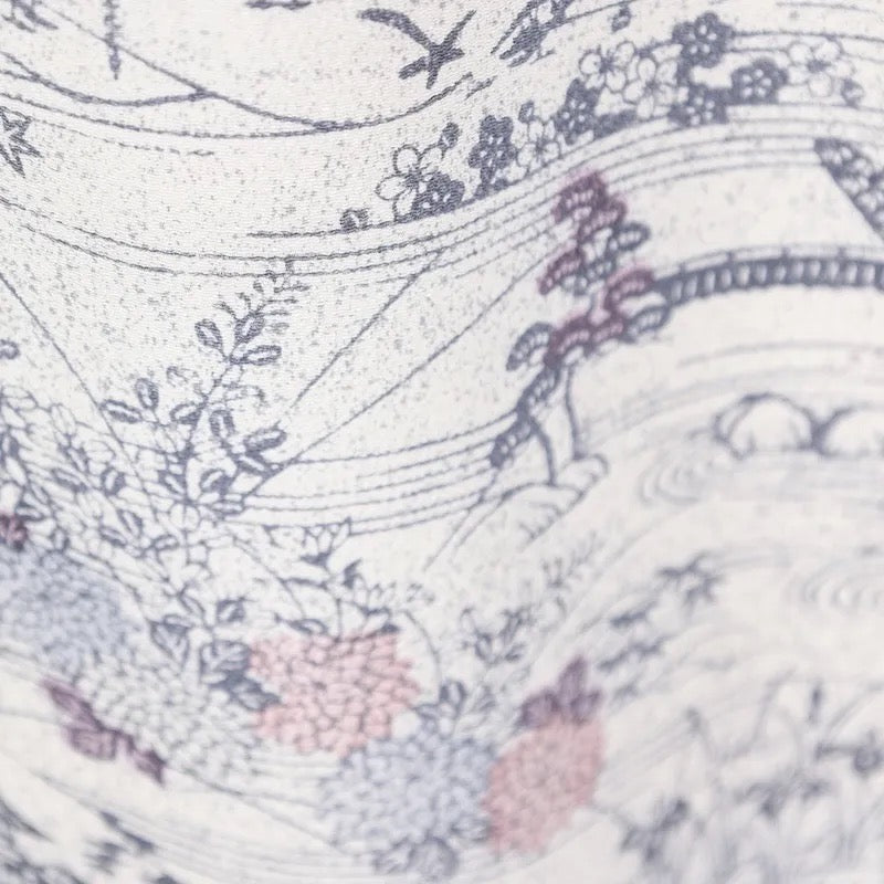 Japanease kimono used(komon)sizeLsilk100%/K392
