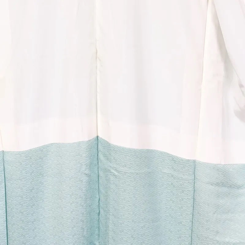 Japanese kimono used <Irotomesode> Msize silk 100% /T106