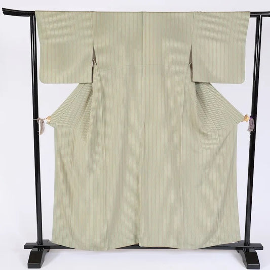 Japanease kimono used(komon)sizeLsilk100%/K393