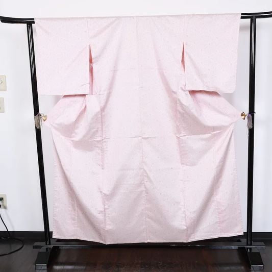 used Komon ( kimono) - Off-white with red hemp leaf pattern - T19