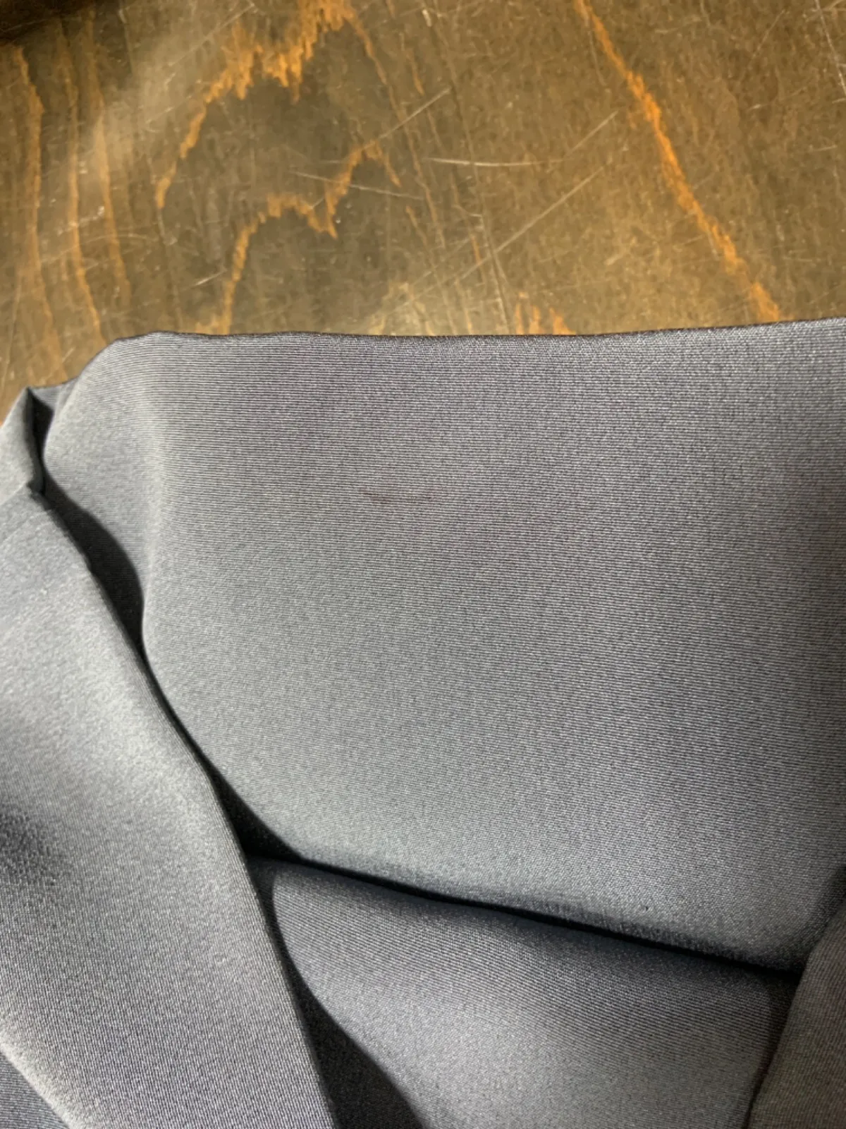 Brand-new (Japan kimono) blue-gray, gray, and white; wax-resist dyeing (roketsuzome); floral pattern; K55