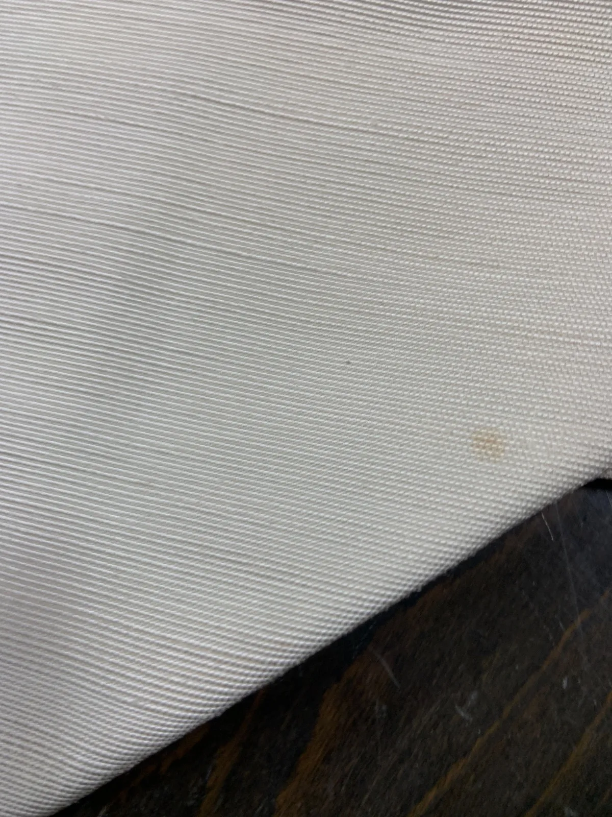 Nagoya obi used (sash), Tsumugi silk, white, red, gray, orange, mirror pattern, geometric pattern, handwoven, L99