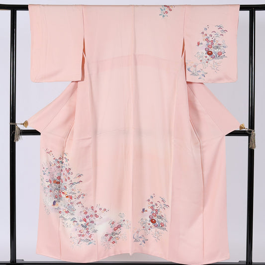 Japanese kimono (Houmongi) S-size 100%silk / 81