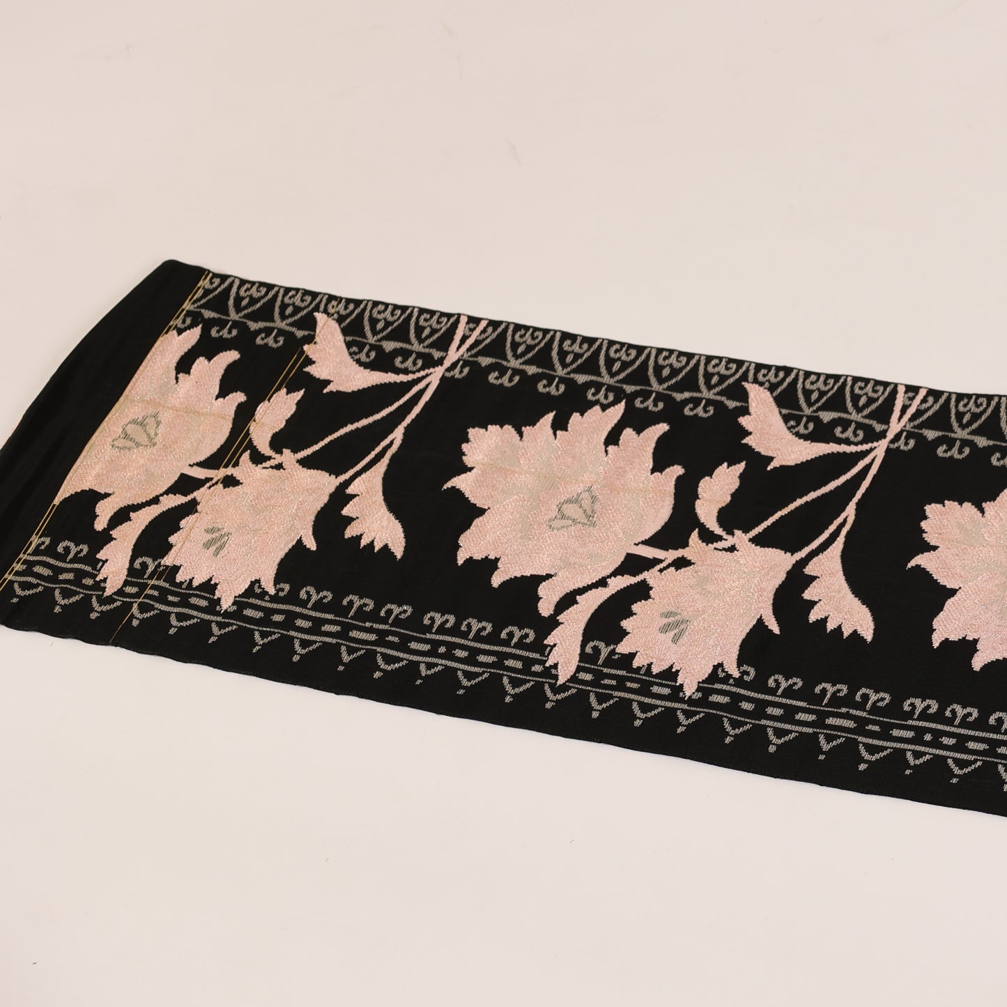Vintage Japanese kimono sash belt (Nagoya-obi) 100%silk / 137