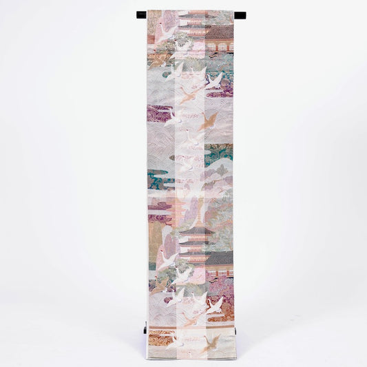 Japanese kimono Obi(Hukuro-obi) 100% silk /995