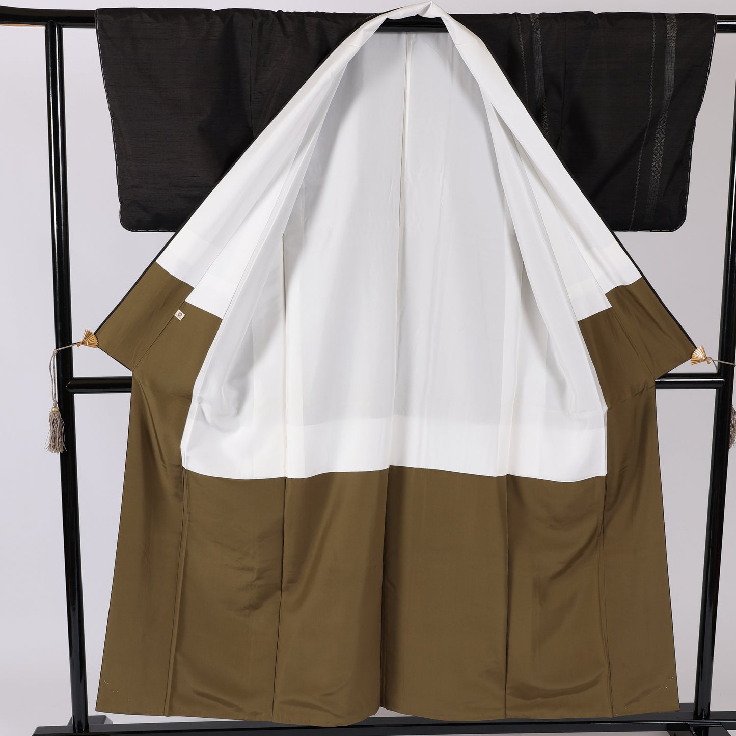 Japanese kimono (Tsumugi) M-size 100% silk New/ 516