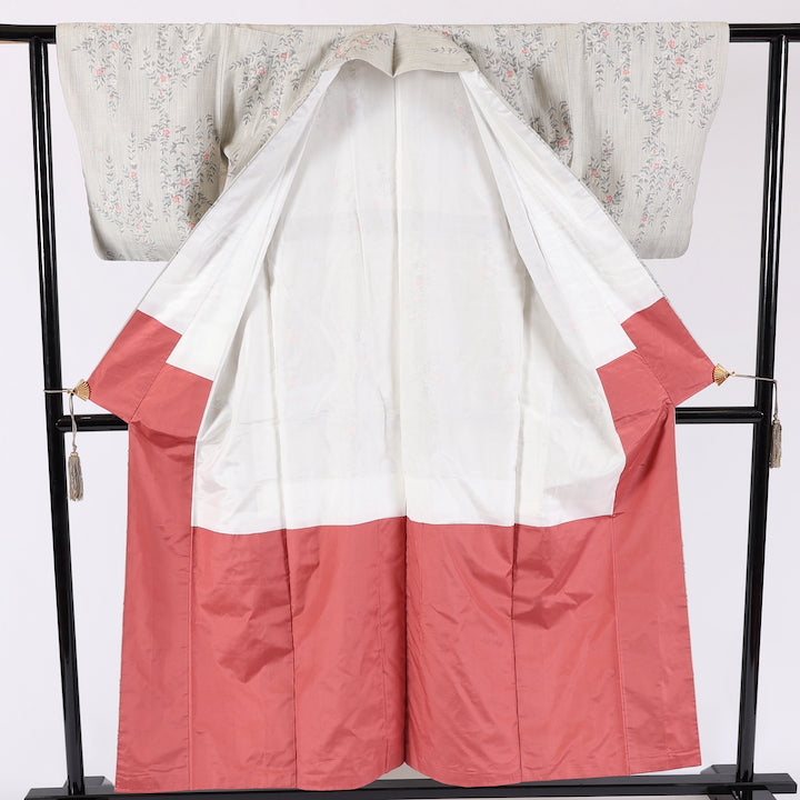 Japanese kimono (Tsumugi) M-size 100% silk / 526