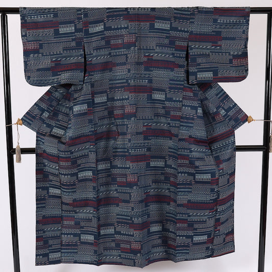 Japanese kimono S-size wool / 527