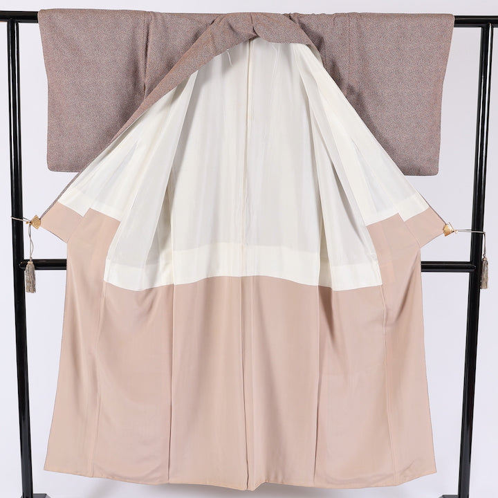 Japanese kimono (Komon) S-size 100% silk / 528