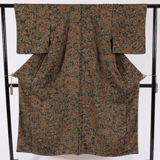 Japanese kimono (Komon) M-size 100% silk / 535