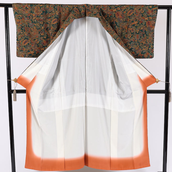 Japanese kimono (Komon) M-size 100% silk / 535