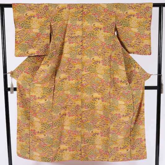 Japanese kimono (Komon) M-size 100% silk New / 536