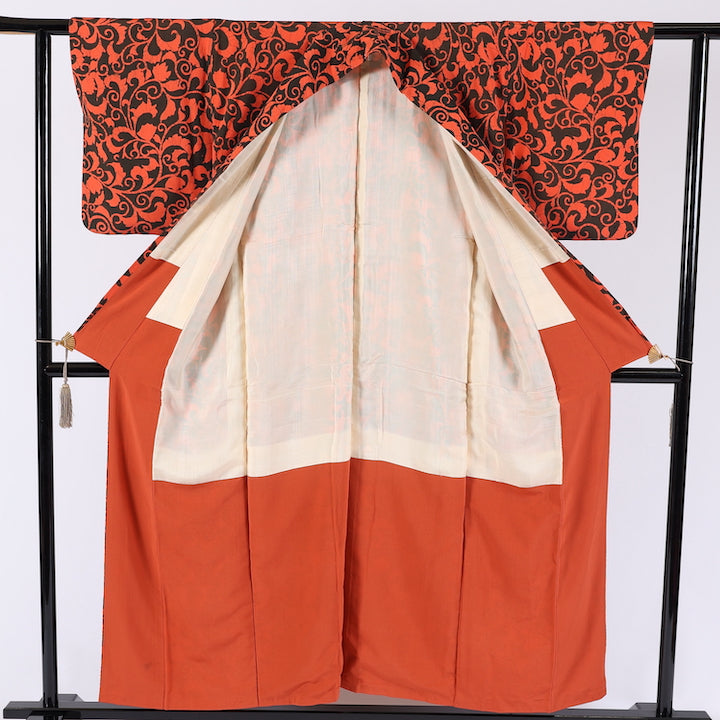 Vintage Japanese kimono (Komon) M-size 100% silk / 541