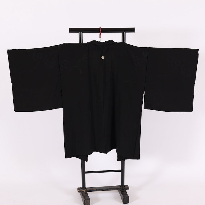 Antique Japanese kimono Jacket (Haori) S-size 100% silk / 549