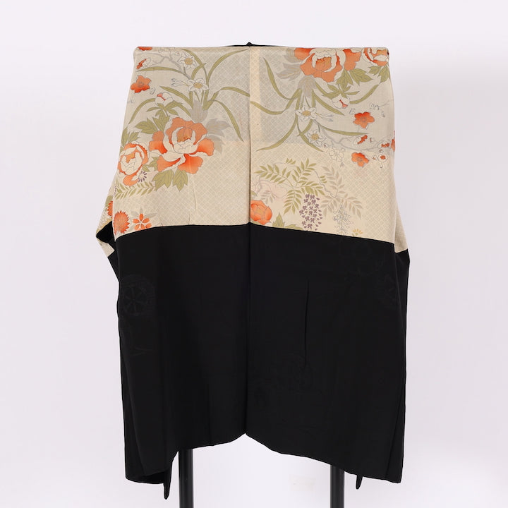 Antique Japanese kimono Jacket (Haori) S-size 100% silk / 549