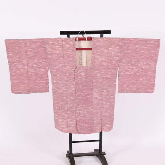 Japanese kimono Coat (Michiyuki) M-size 100% silk / 552