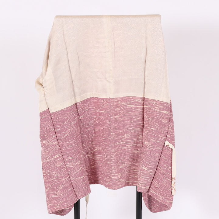 Japanese kimono Coat (Michiyuki) M-size 100% silk / 552