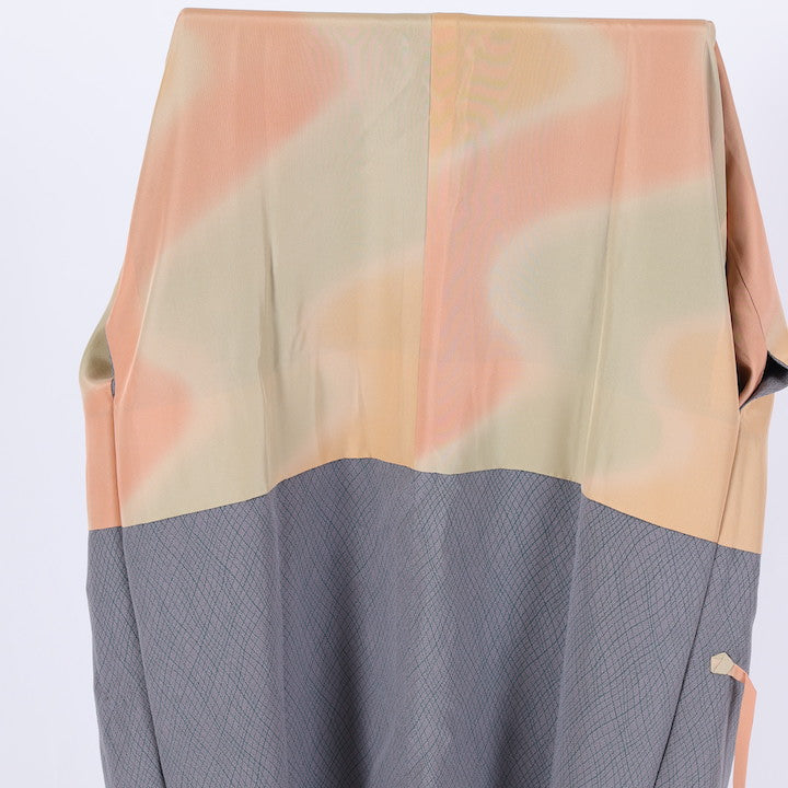 Japanese kimono Jacket (Dotyugi) M-size 100% silk / 559