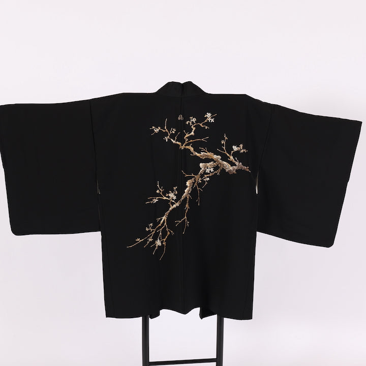 Japanese kimono Jacket (Haori) M-size 100% silk / 580