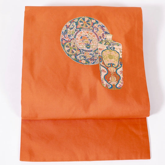 sash belt (Nagoya-obi) 100% silk /1058