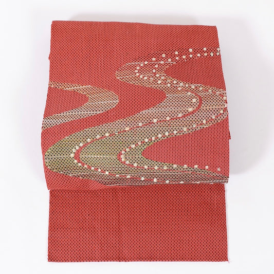 sash belt (Nagoya-obi) 100% silk /1068