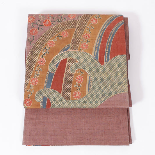 Used sash belt (Hukuro-obi) 100% silk /1073