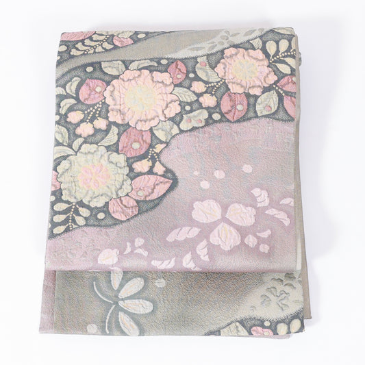 Used sash belt (Hukuro-obi) 100% silk / 1079