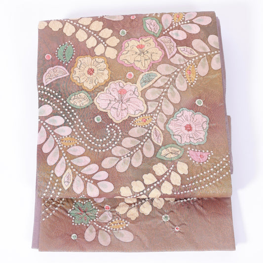 Used sash belt (obi) 100% silk / 1080