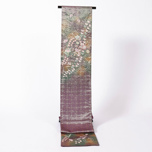 Used sash belt (Hukuro-obi) 100% silk /1081