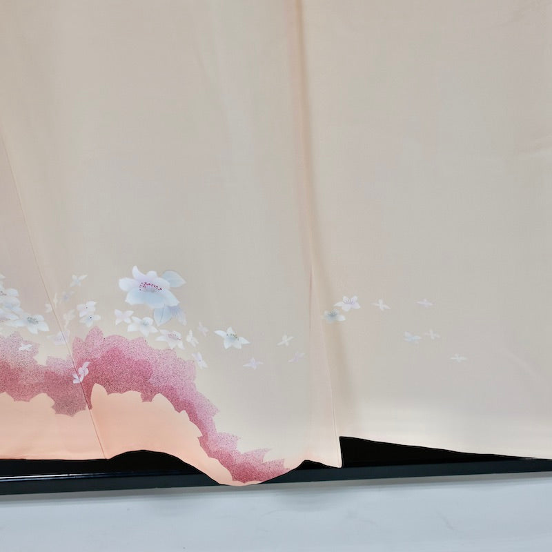 Used kimono (Tsukesage) M-size 100% silk / 1088